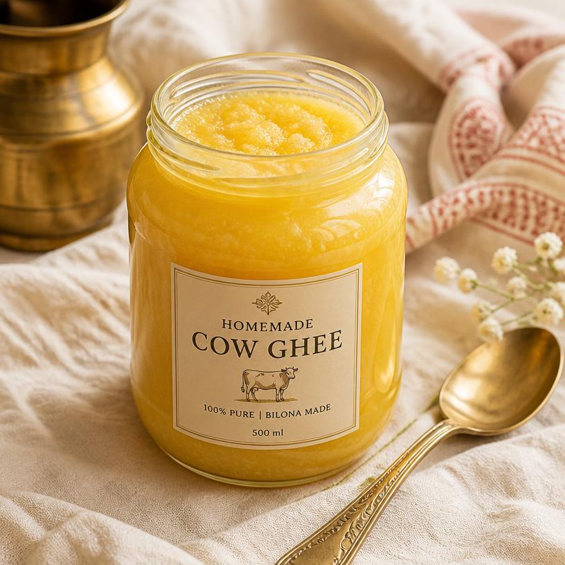 Homemade cow ghee