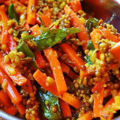 Mix green+red+carrot pickle