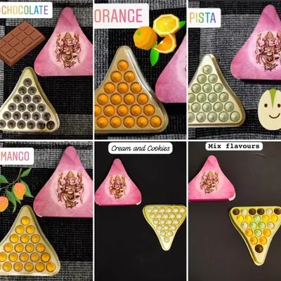 Modak — Chocolate, Mango, Orange & Pista